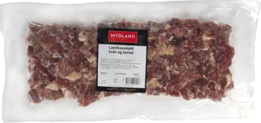 Lapskauskjøtt Kokt Ternet Frys Ca 10kg Kart Mydland
