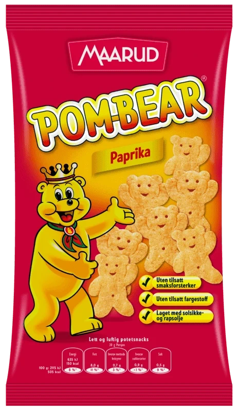 Maarud Pombear Paprika 90g