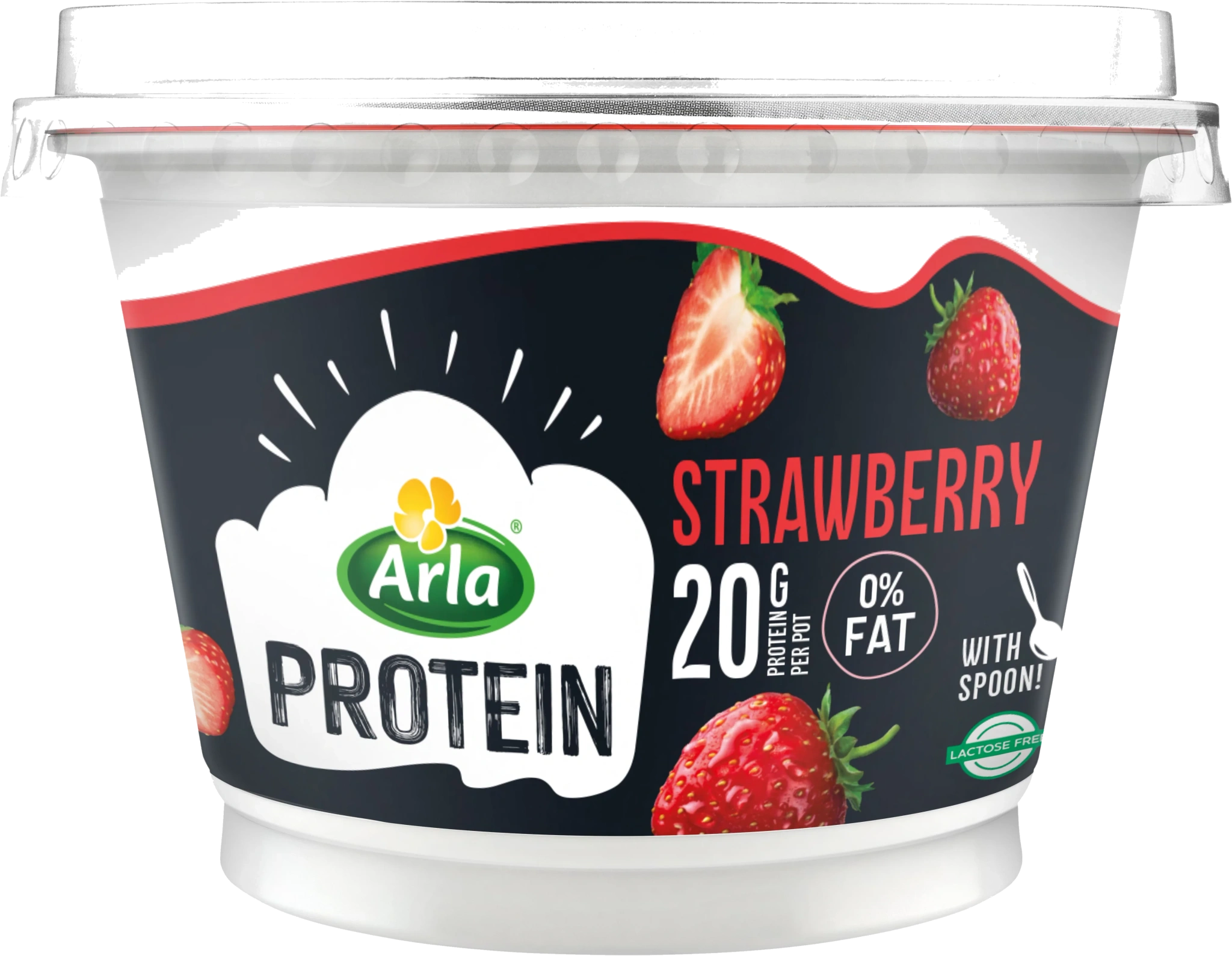 Protein kvarg jordgubb laktosfri 200 g