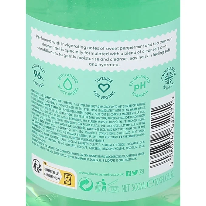 Duschgel Pepparmint & Tea Tree