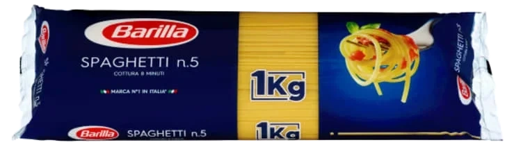 Barilla Pasta Spaghetti N.5 1kg
