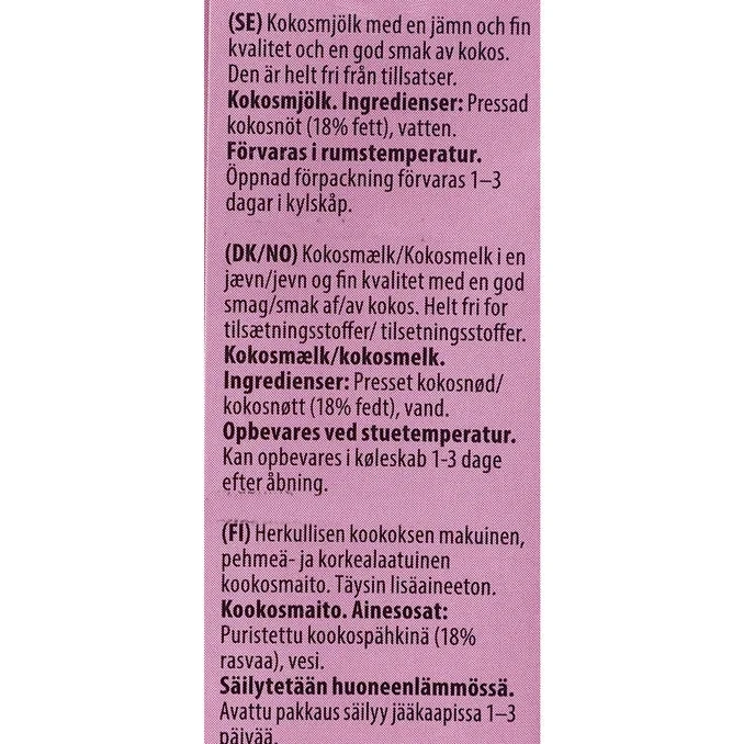 Kokosmjölk