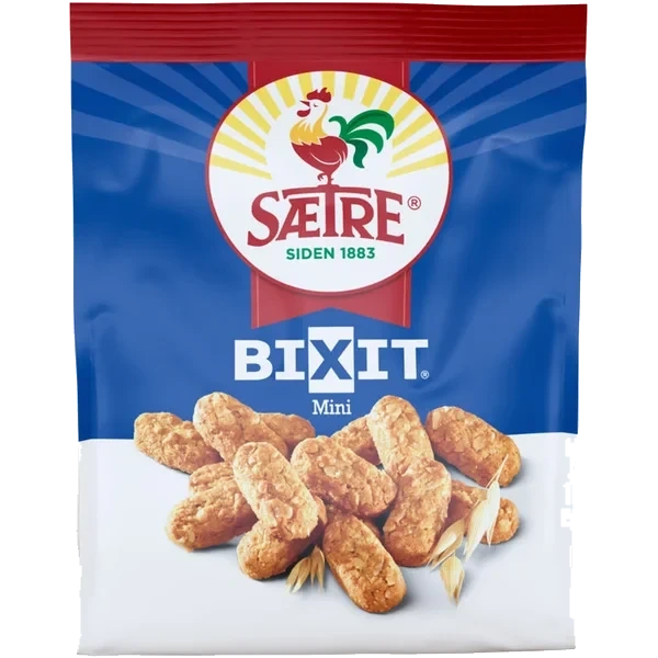 Bixit Mini Dobbel Vanilje 120g Sætre