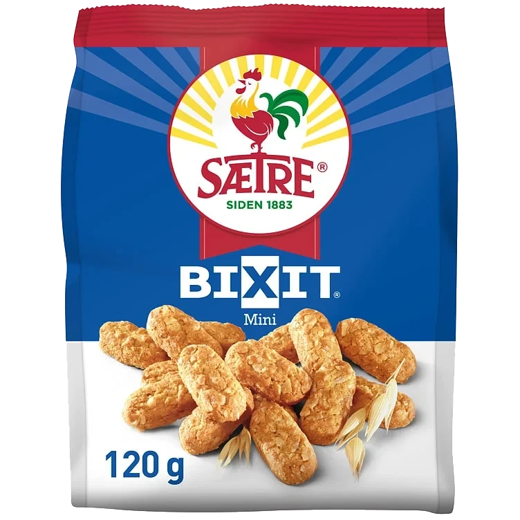 Bixit Mini Dobbel Vanilje 120g Sætre