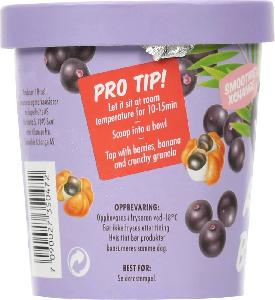 Økologisk Açaí bowl