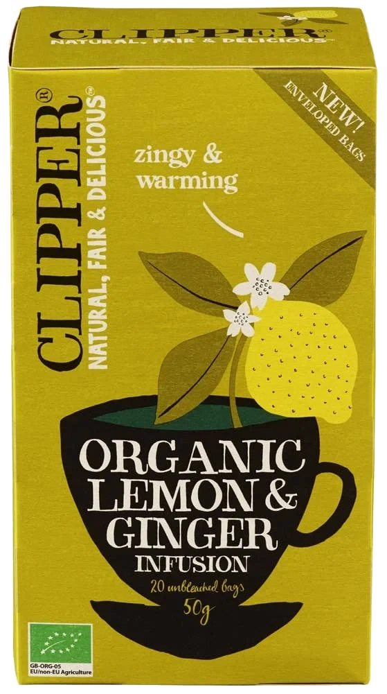 Økologisk Lemon & ginger infusion tea