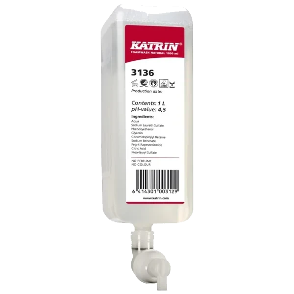 Håndsåpe Skum Pure Neutral 1l Katrin 3136