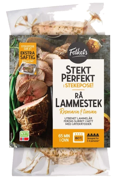 Lammestek Stekepose Stekt Perfekt 0,8-1,5kg
