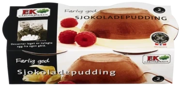 Sjokoladepudding Fersk 340g Ek Gårdspakkeri