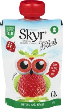 Skyr Mini Jordbær Pose 90g