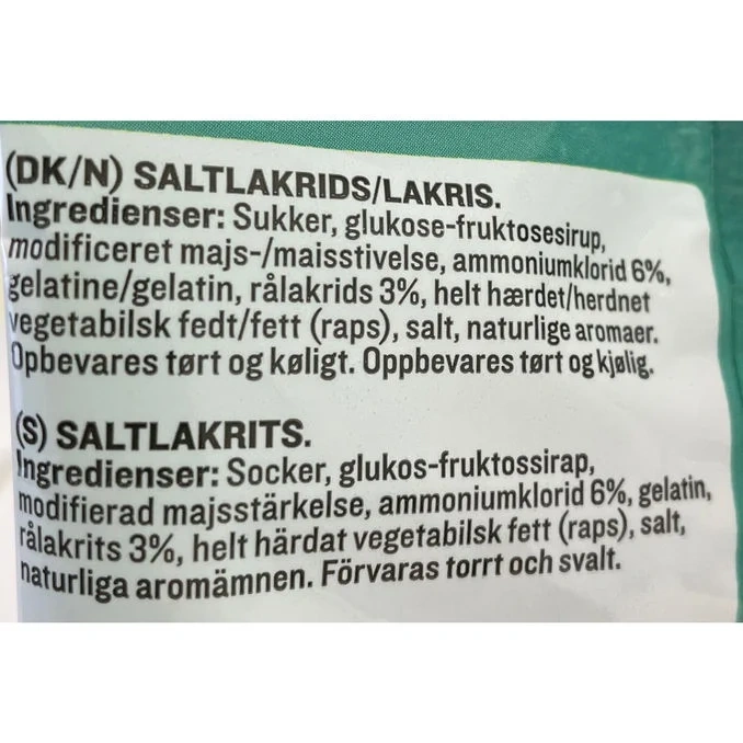 Saltlakrits Fladfisk
