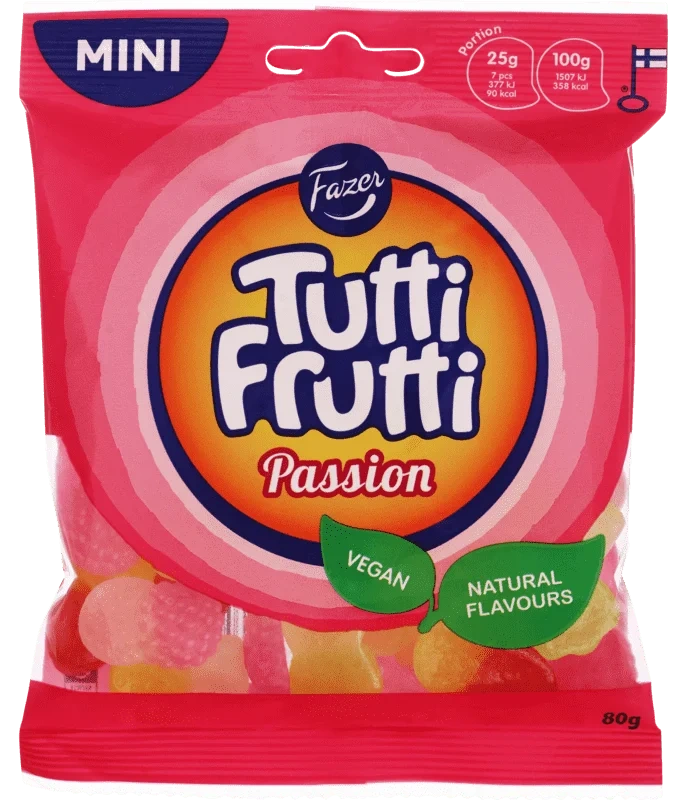 Fazer Tutti Frutti Passion 80g