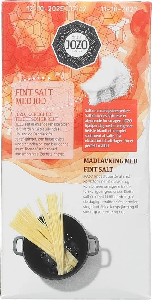 Fint salt med jod