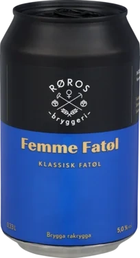 Femme Fatøl 5% Fra Røros Bryggeri, Boks 24*0,33l