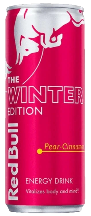 Red Bull Winter Edition Pære, 250 ml