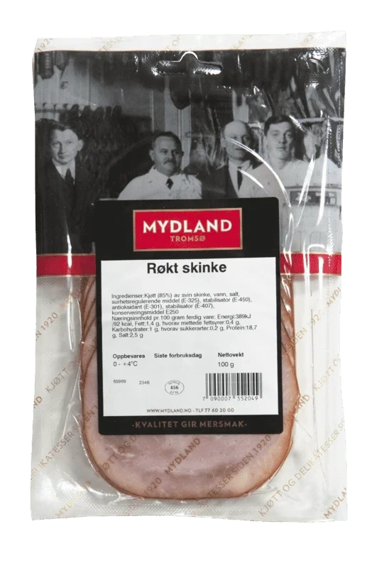 Røkt Skinke 100g Mydland