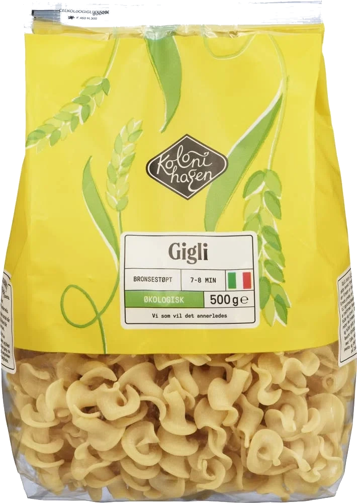 Økologisk pasta Gigli