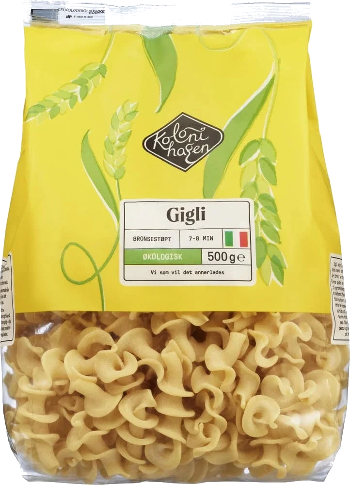 Økologisk pasta Gigli