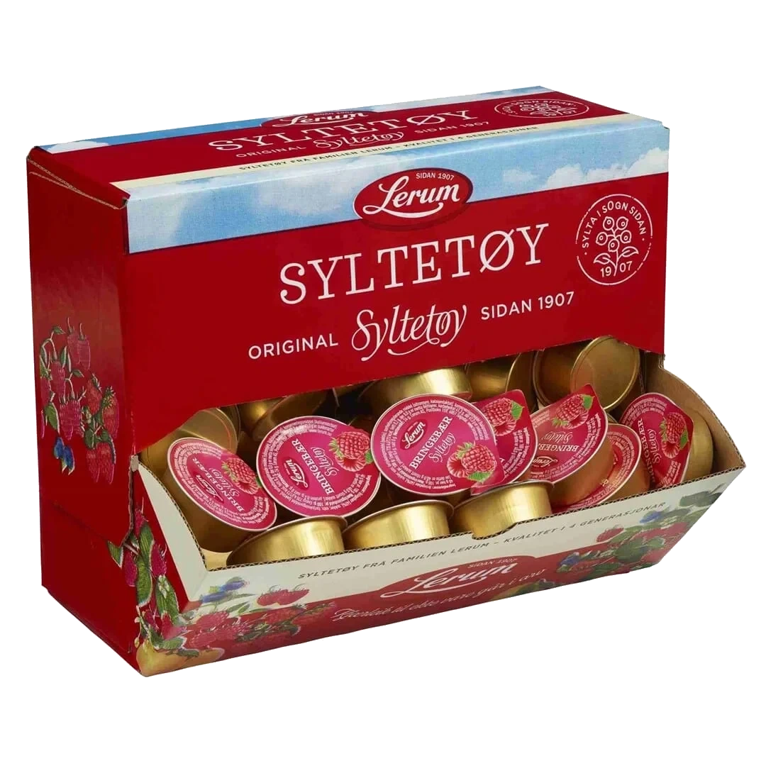 Bringebærsyltetøy 100/24g Lerum