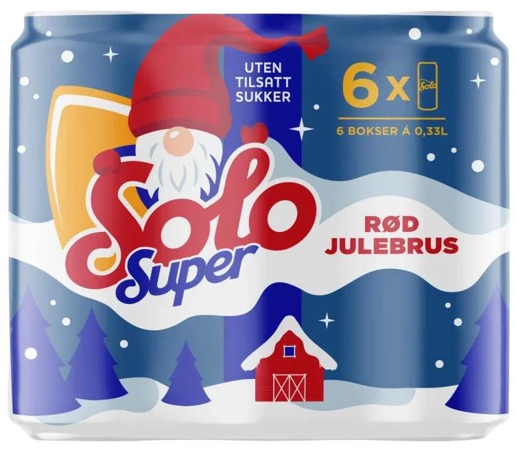 Solo Super Julebrus 0,33lx6 boks