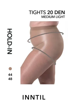 Tights, 20 den Hold-in, Medium Light, 44-48