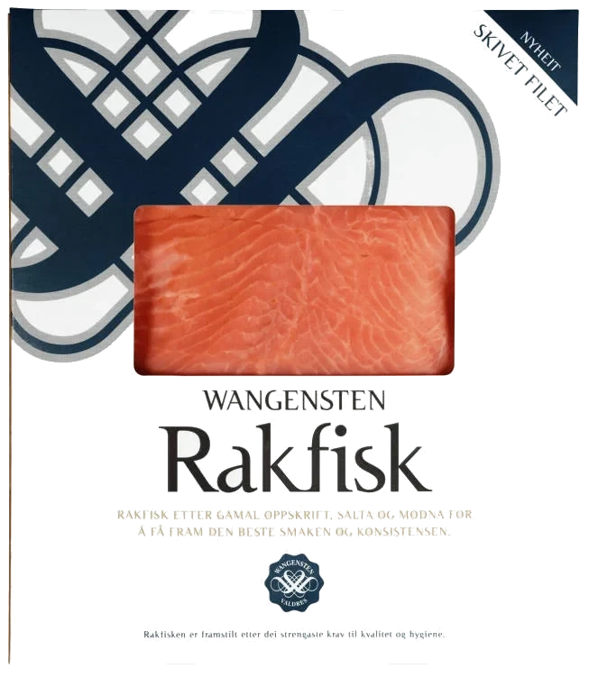 Wangensten Rakfisk 140g Skivet
