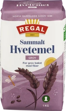 Hvetemel Sammalt Grov 1kg Regal