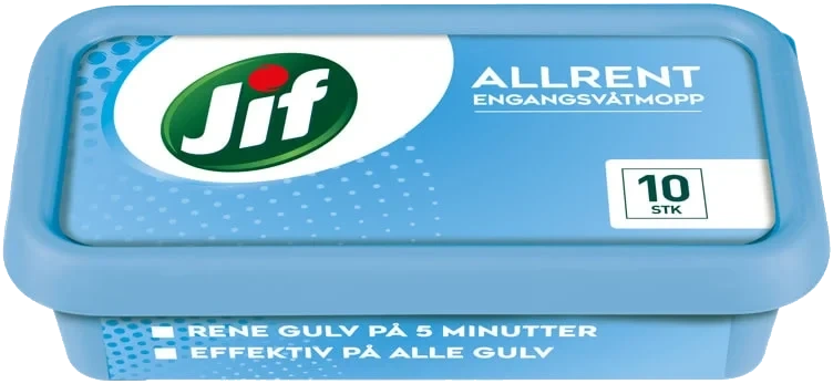Jif Engangsvåtmopp Allrent 10stk