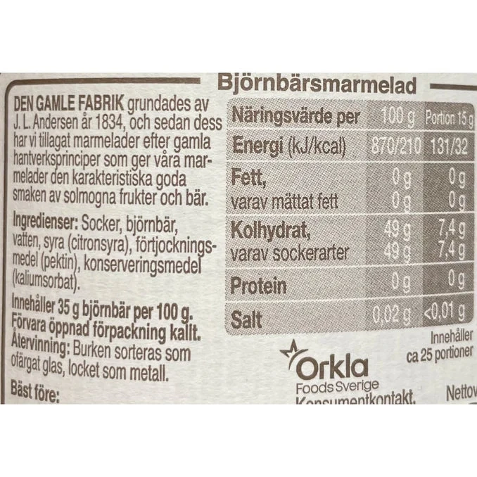 Björnbärsmarmelad