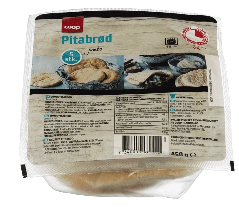 Coop Pitabrød Jumbo 450g