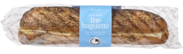 Frøbaguette Ost og Skinke 250g Smak