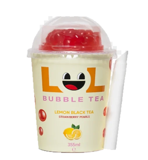 Bubble Tea Lemon Black 355ml