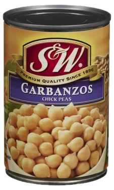 Bønner Garbanzo 439g S&W