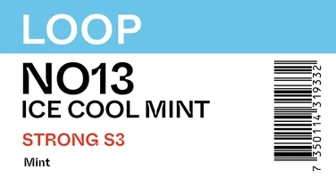 Loop No13 Ice Cool Mint Strong S3 All White 24 Portions 15g