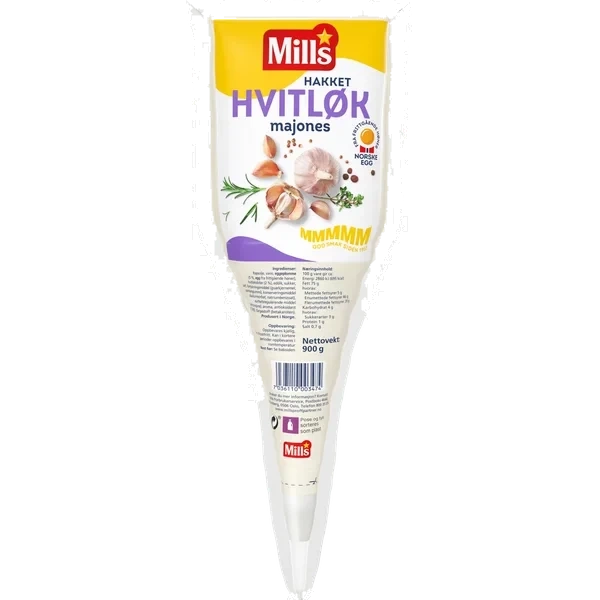 Hvitløksmajones 900g Mills