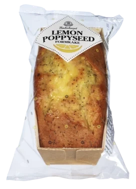 Formkake Lemon Poppyseed 270g Bakehuset