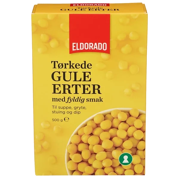 Erter Gule Tørrede 500g Eldorado