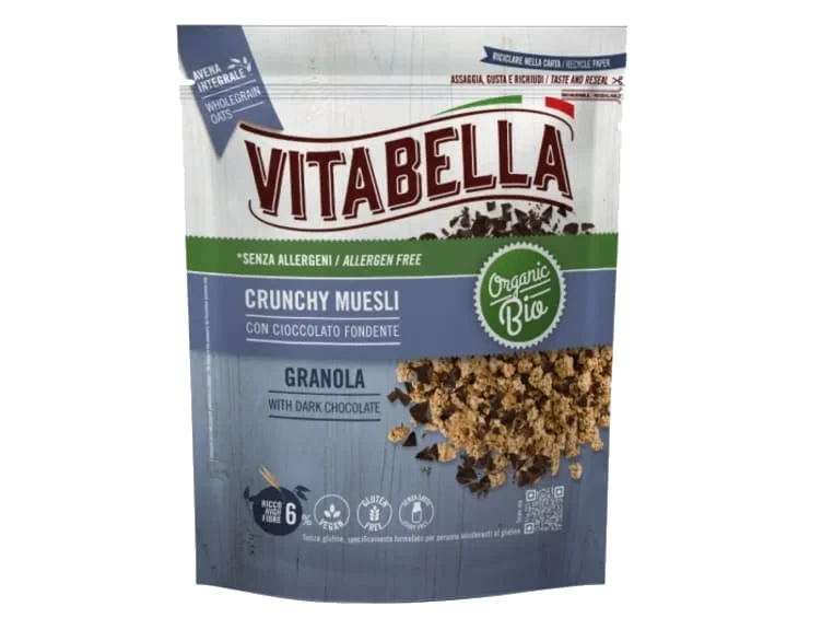 Granola m/Mørk Sjoko. 240g Gl.Fri Vitabella