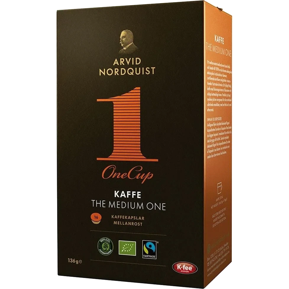 Kaffekapsel The Medium One 6x136g