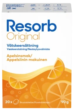 Resorb Væskeerstatning Appelsin 90g