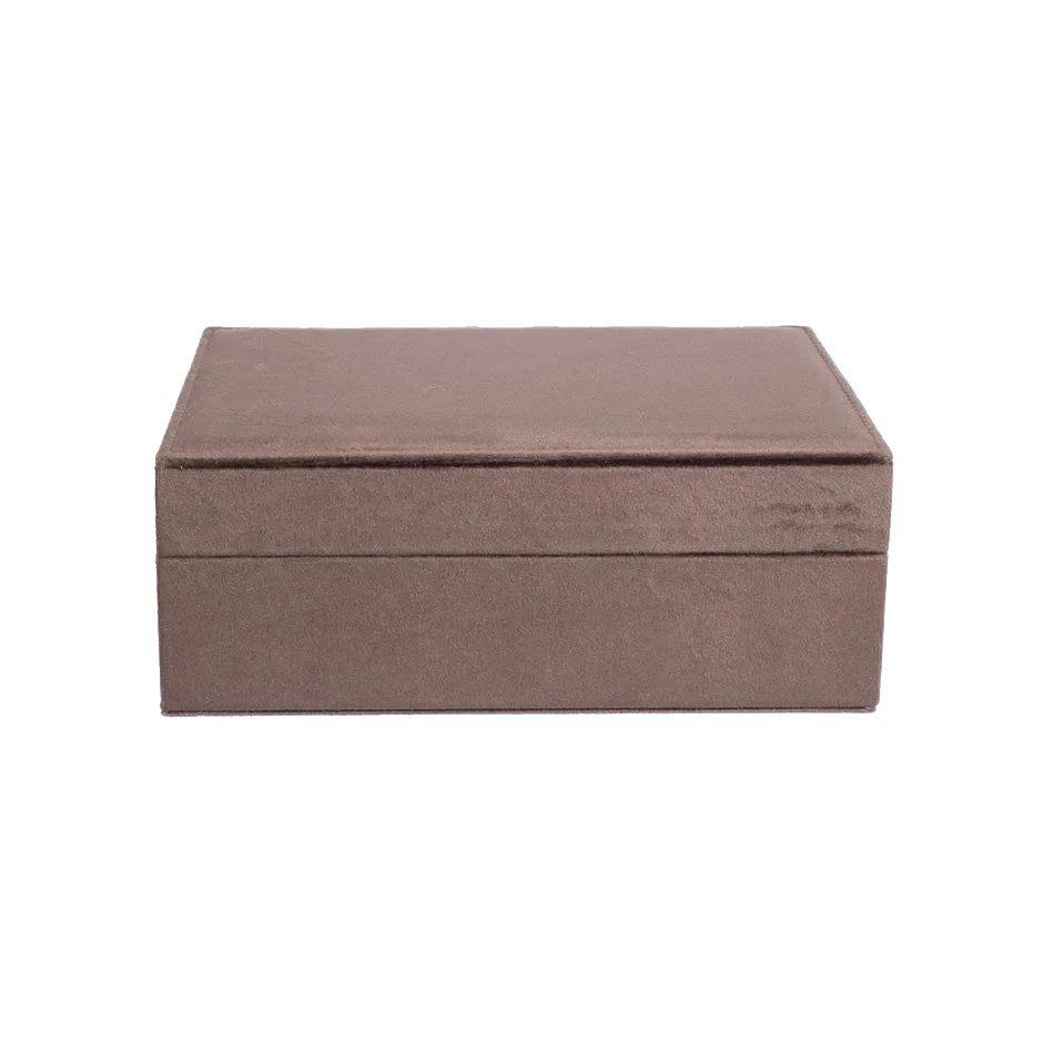 Dark Velvet Jewellery Box Large