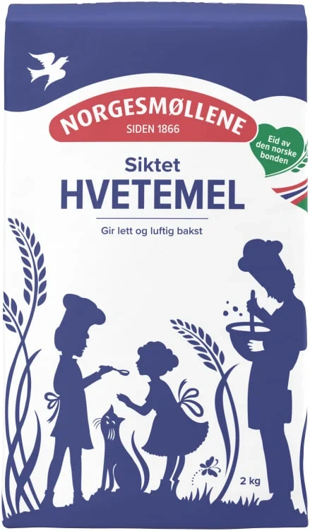 Hvetemel Siktet 2kg Møllerens
