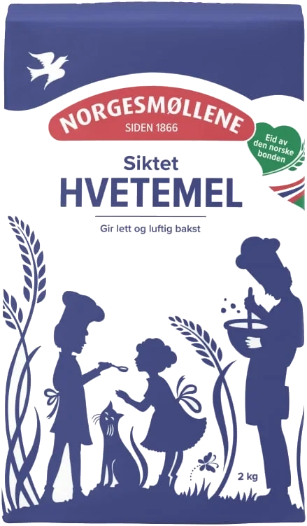 Hvetemel Siktet 2kg Møllerens
