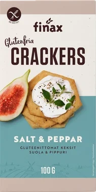 Salt Pepper Cracker Glutenfri Finax