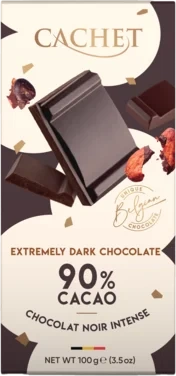 Cachet Extremely Dark Chocolate 90% 100g