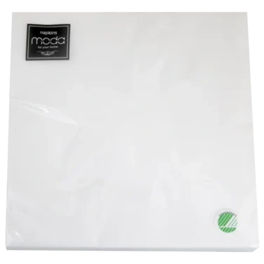 Serviett Hvit 40cm 50stk Moda