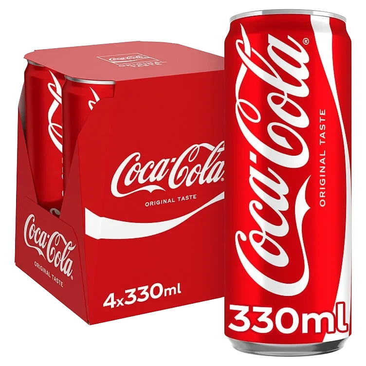 Coca-Cola 0,33lx4 boks