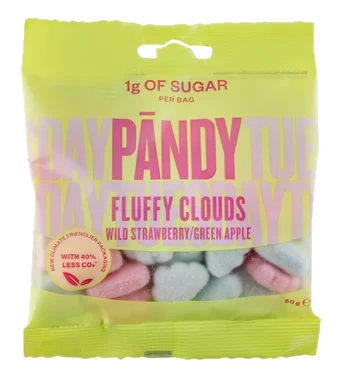 Pändy Fluffy Clouds Wild Strawberry/green Apple