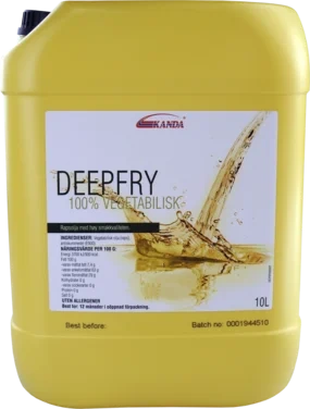 Kanda Frityrolje Deepfry 10l Kanne