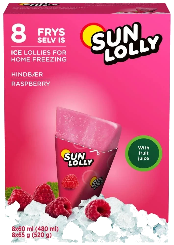 Sun Lolly bringebær